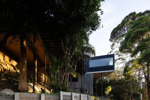 Khu dân cư Treehouse Northern Beaches Sydney nhìn từ đường