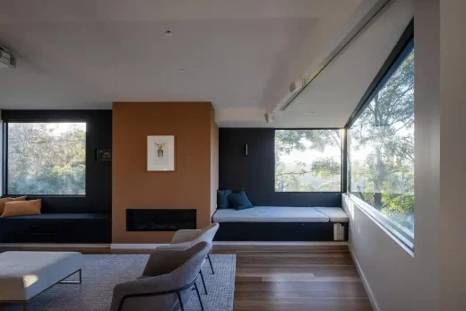 Nội thất dinh thự Treehouse Northern Beaches Sydney