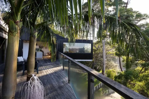 Sân trong của khu dân cư Treehouse Northern Beaches Sydney