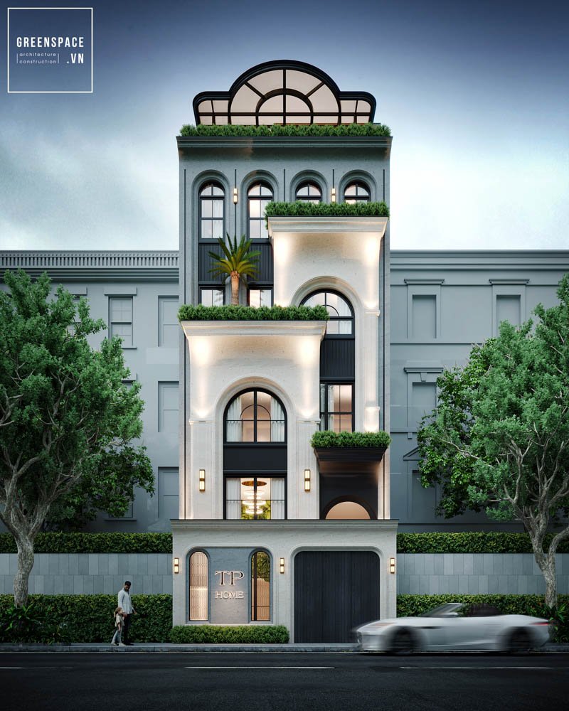 thiết kế biệt thự tân cổ điển hcm