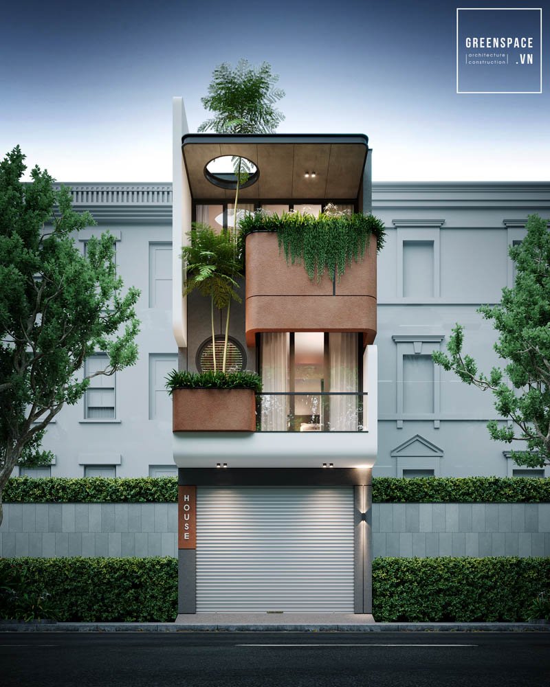 thiết kế nhà phố 3 tầng hcm hiện đại