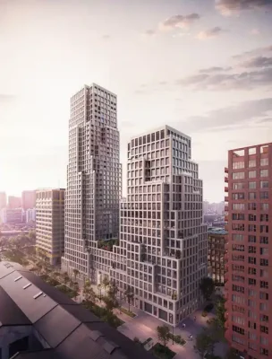 Tòa nhà Tour & Taxis Brussels, Bỉ do MVRDV thiết kế