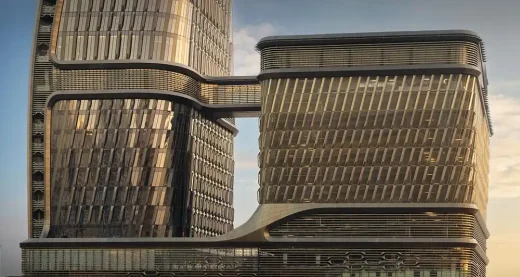 Wasl Tower Dubai United Arab Emirates facade