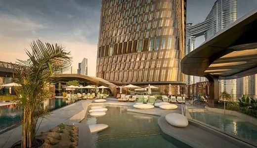 Wasl Tower Dubai United Arab Emirates pool