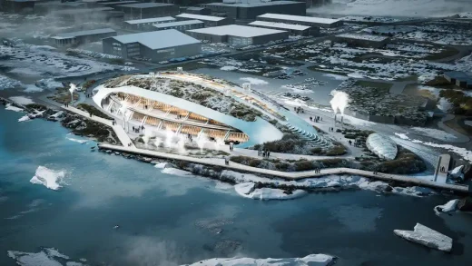 Trung tâm Giáo dục và Nghiên cứu Whale Leaps Kársnes Iceland thiết kế kiến trúc