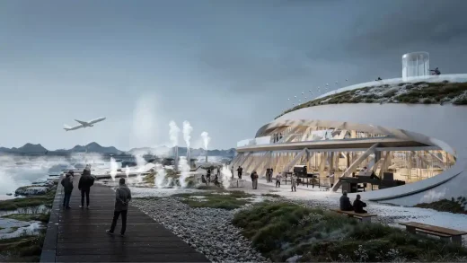 Dự án kiến trúc Trung tâm Nghiên cứu và Giáo dục Whale Leaps Kársnes Iceland