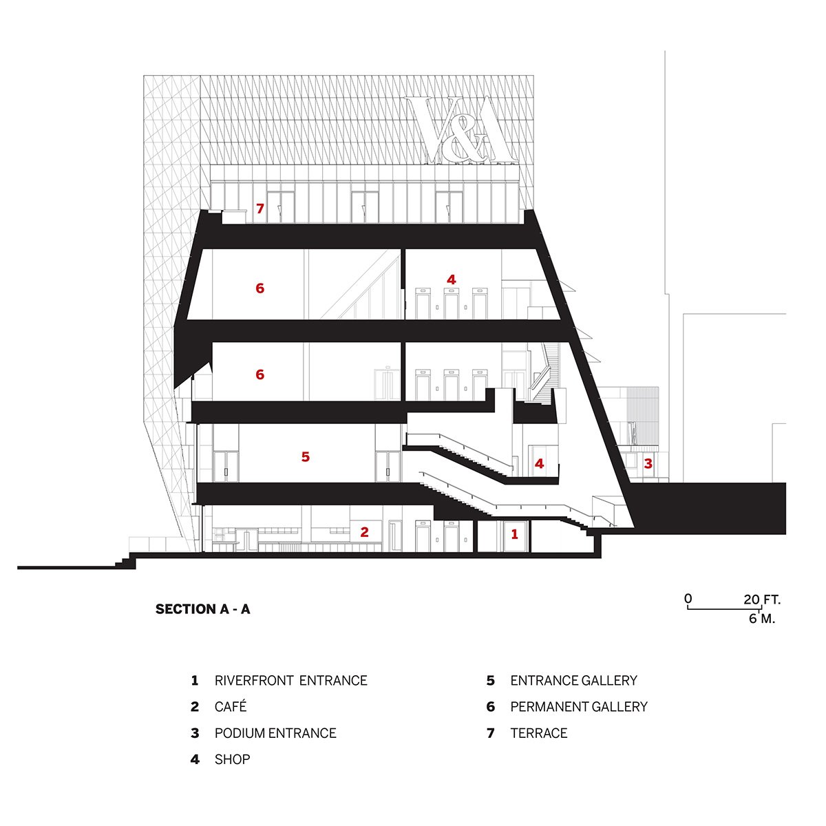 Bản vẽ Bảo tàng V&A East