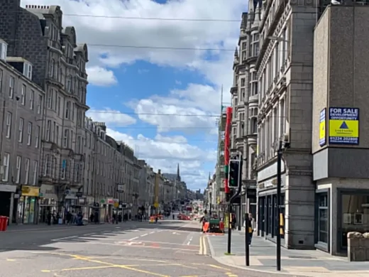 Aberdeen Union Street buildings
