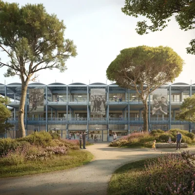 Thiết kế xây dựng câu lạc bộ bóng đá Athens Kallithea