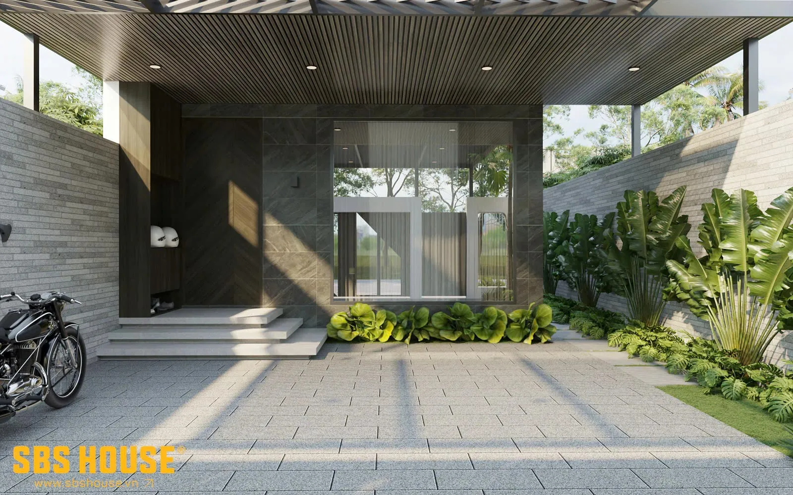 Giải pháp kiến trúc hiện đại khai mở sự thông thoáng cho AM’s House