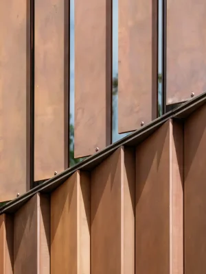 Bruce Springsteen Center for American Music weathering steel facade