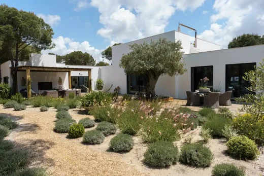 Casa na Comporta home garden plants, Portugal