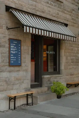 Cửa hàng gelato Dalmata Kiến trúc Montreal Quebec