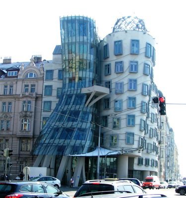 Ngôi nhà khiêu vũ Praha Tòa nhà Fred và Ginger của kiến ​​trúc sư Frank Gehry