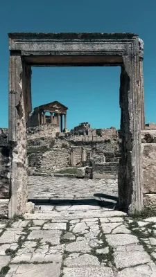 Cấu trúc tòa nhà vòm cổ ở địa điểm khảo cổ Dougga