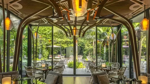 Nội thất nhà hàng Grand Hyatt Singapore Oasis SEA 