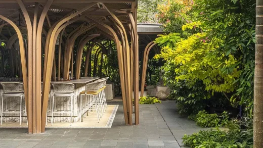 Thiết kế nội thất nhà hàng Grand Hyatt Singapore Oasis Đông Nam Á