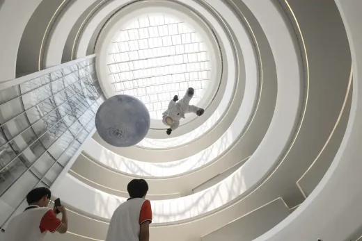 Hainan Science Museum, Haikou building by MAD atrium