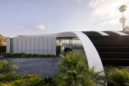 Helix House Los Angeles California lái xe về nhà