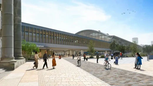 Thiết kế khu công cộng tại quảng trường ga HS2 Curzon Street