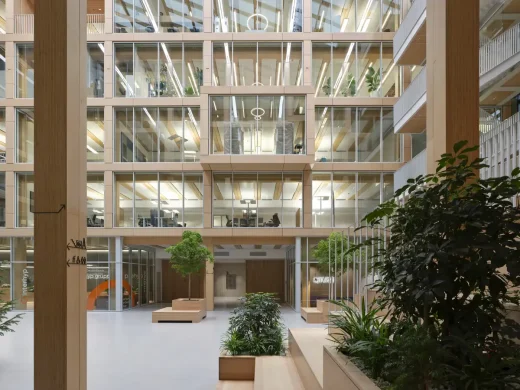 i8, iCampus, tòa nhà văn phòng gỗ lai Werksviertel München