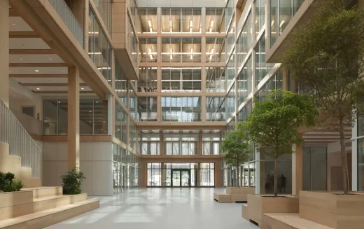 Tòa nhà văn phòng bằng gỗ lai i8 ở Werksviertel, Munich
