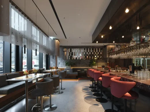 Tòa nhà văn phòng bằng gỗ lai i8 ở Werksviertel, Munich