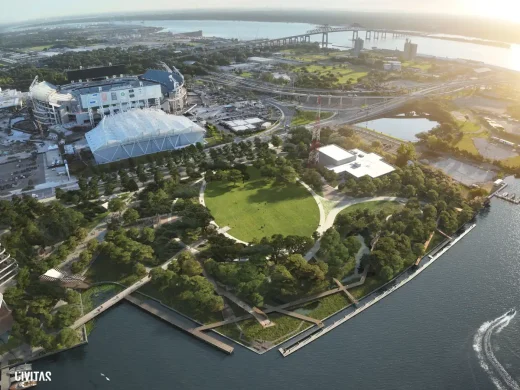 Công viên đô thị Jacksonville, Florida trên không tái phát triển bờ sông