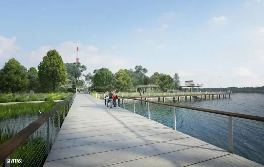 Công viên đô thị Jacksonville, lối đi bộ ven sông Florida