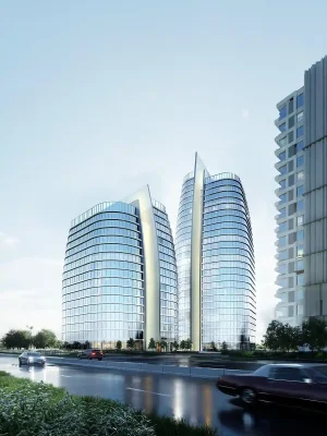 Kiến trúc Tòa nhà văn phòng Mnevniki 3 Moscow Nga