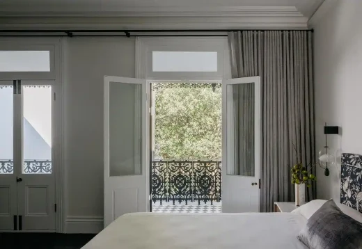 Moncur House Woollahra Sydney NSW bedroom balcony