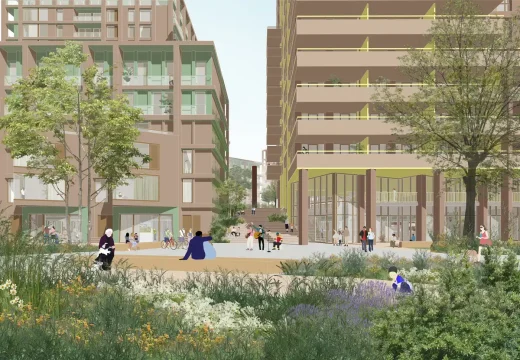 Cầu thang công cộng Louis Bouwmeesterplein Tilburg Zomerpark