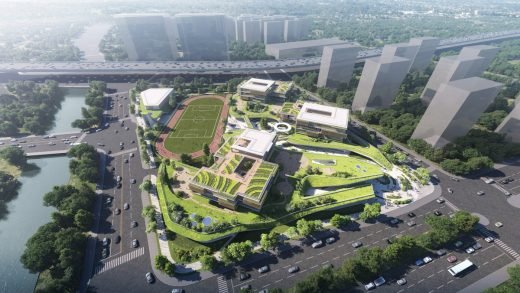 Trường học tương lai thành phố mới Tiền Giang Hàng Châu, Trung Quốc