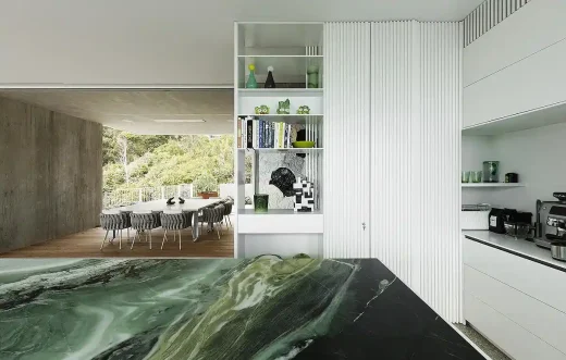 Nhà bếp Rockpool House Avoca Beach New South Wales
