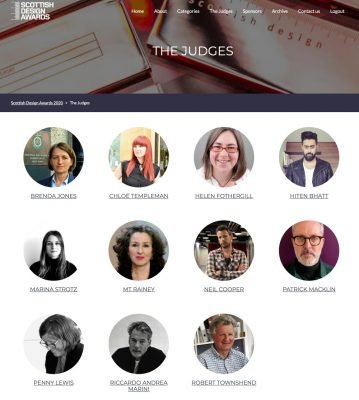 Scottish Design Awards 2020 Judges