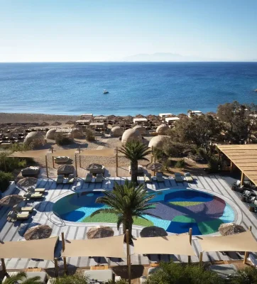 Khách sạn Sunrise Beach Mykonos nhìn ra Hy Lạp