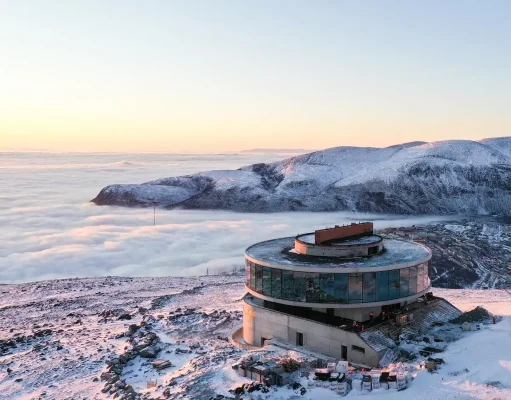 Nhà hàng Plato Murmansk Oblast Nga từ trên cao