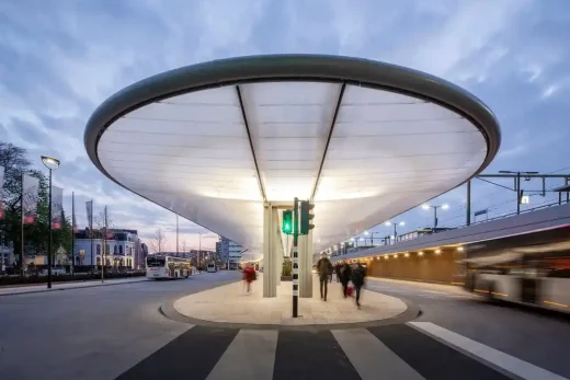 Trạm xe buýt Tilburg ở Hà Lan xây dựng bởi cepezed