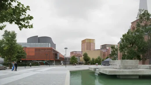 Quang cảnh Louis Bouwmeesterplein Tilburg Willemsplein