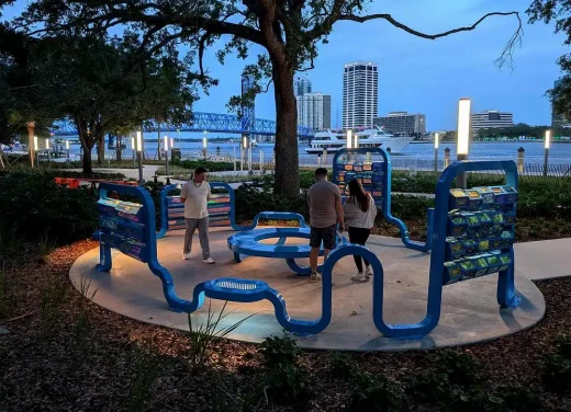 Một tác phẩm nghệ thuật công cộng Cappella Jacksonville Fl USA
