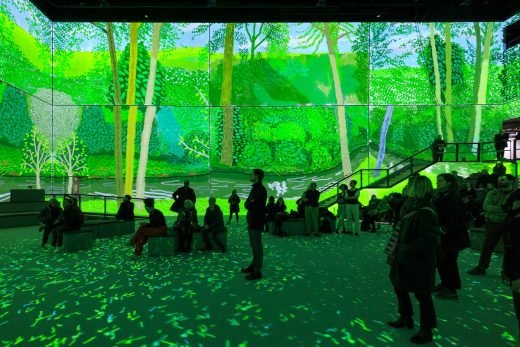 David Hockney Lớn hơn và Gần hơn