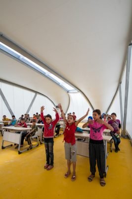 Lều nền tảng EAA của kiến trúc sư Zaha Hadid ở Trung Đông