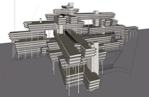 Hình ảnh hóa tòa nhà Paul Rudolph Châu Á