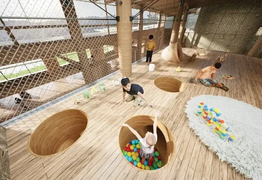 Trường mẫu giáo Greenterrace Vân Nam Trung Quốc kiến trúc ý tưởng