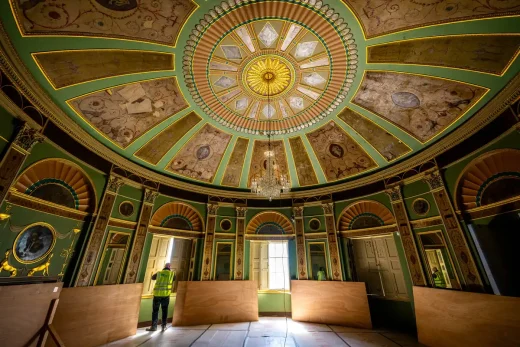 Tòa nhà Heaton Hall Manchester Phòng Cuppola