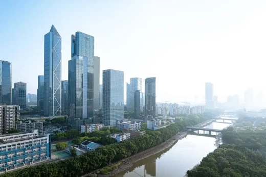 Tòa nhà quận Haizhu Quảng Châu trên sông LUMIO