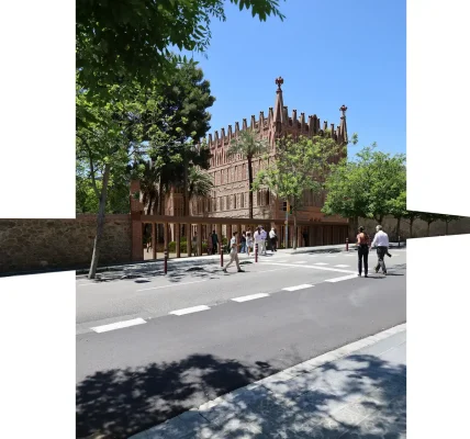 Thiết kế tòa nhà Museu Gaudí Teresianes Barcelona