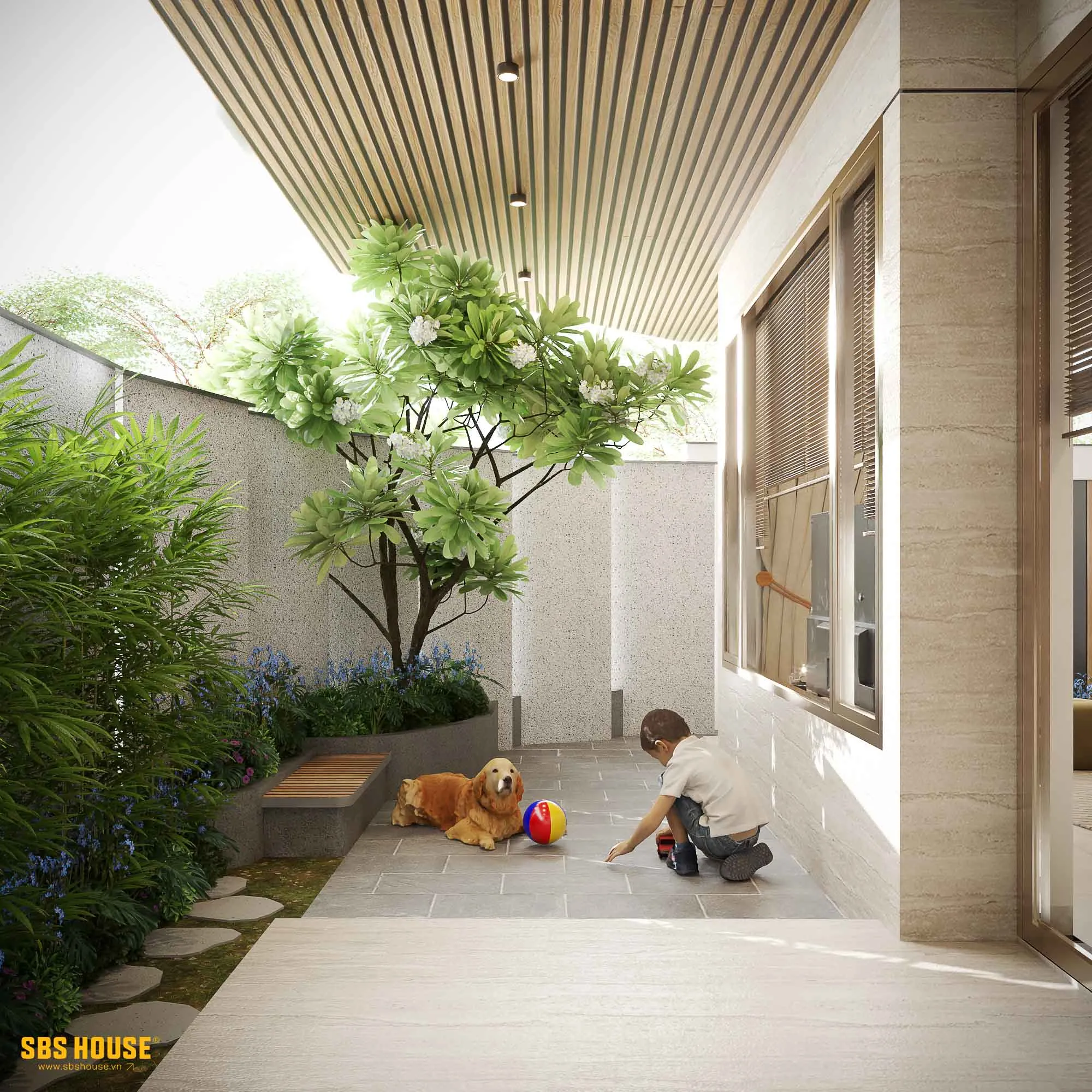 Phương án thiết kế C’s House được phát triển từ mong muốn về một không gian sống thông thoáng, tiện nghi và tạo điều kiện để các thành viên gắn kết với nhau nhiều hơn trong cuộc sống hằng ngày. 