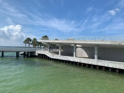 St. Petersburg Pier, Florida concrete building