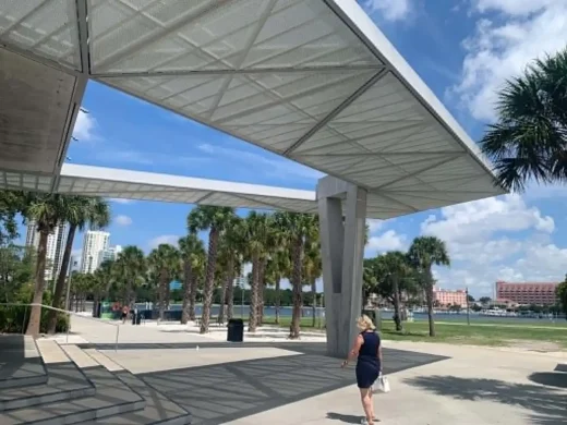 St. Petersburg Pier, Florida toilet building